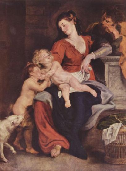 Heilige Familie mit dem Korbe, Peter Paul Rubens